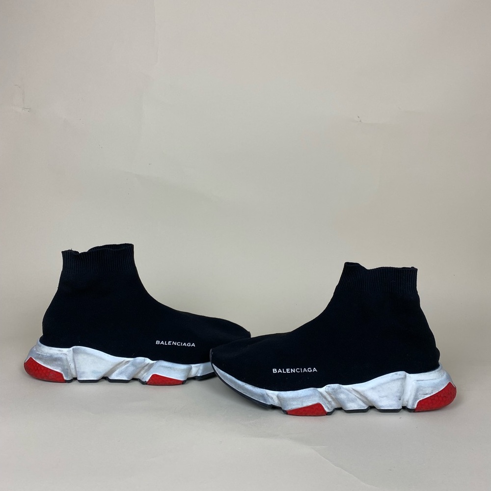 BALENCIAGA MEN'S SPEED SNEAKER IN BLACK